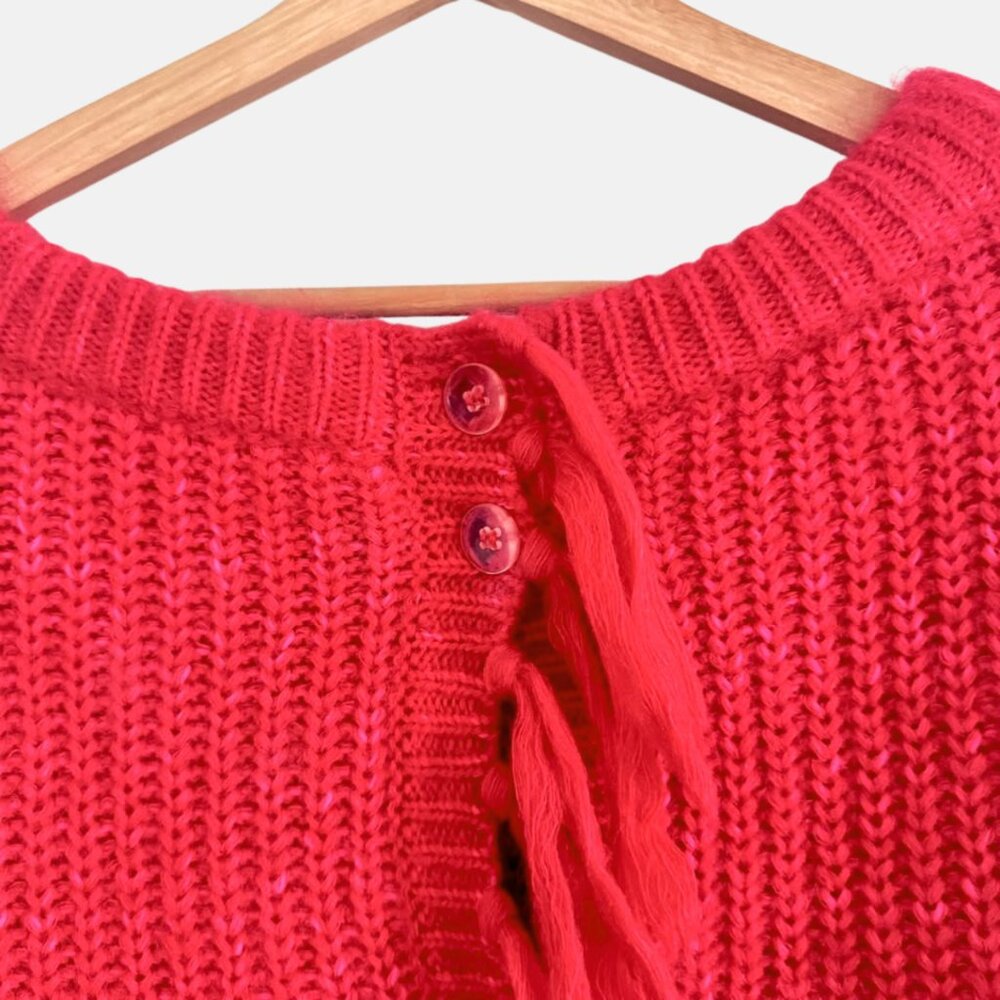 Kenzo Red Wool Sweater - Picture 4 of 7